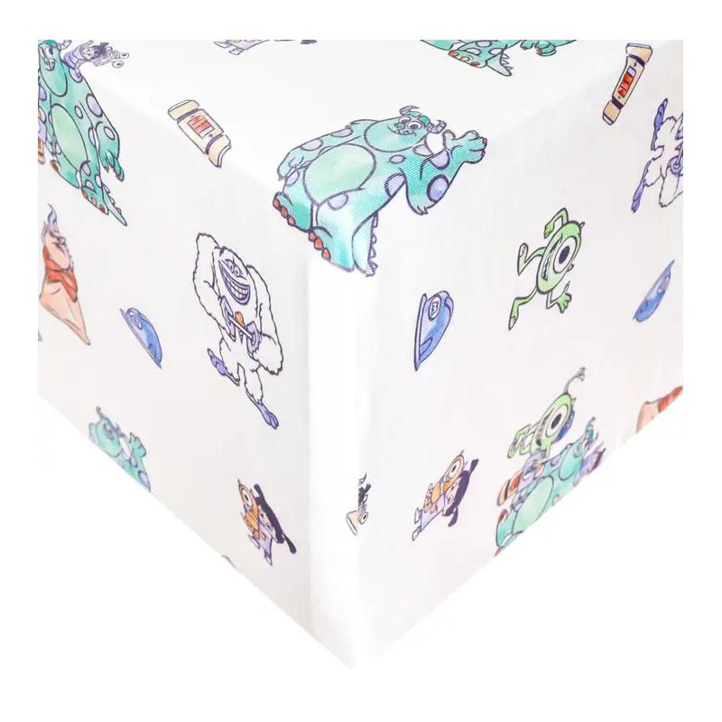 Copper Pearl Monsters Inc Friends Premium Crib Sheet Image 2