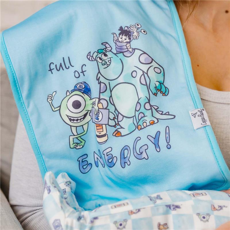 Copper Pearl Monsters Inc Medley Burp Cloth Set Image 5