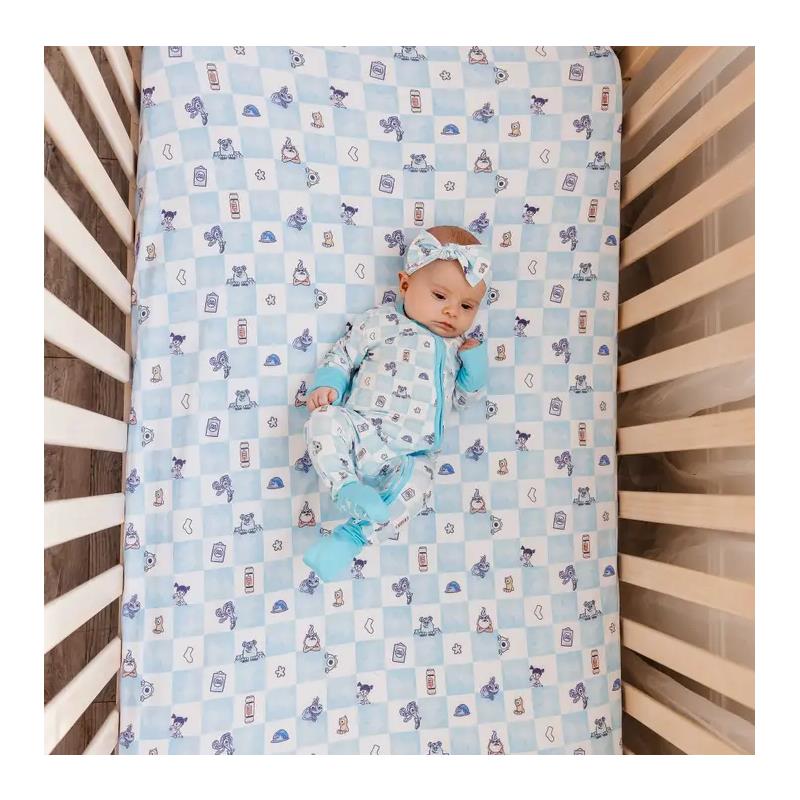 Copper Pearl Monsters Inc Medley Premium Crib Sheet Image 4
