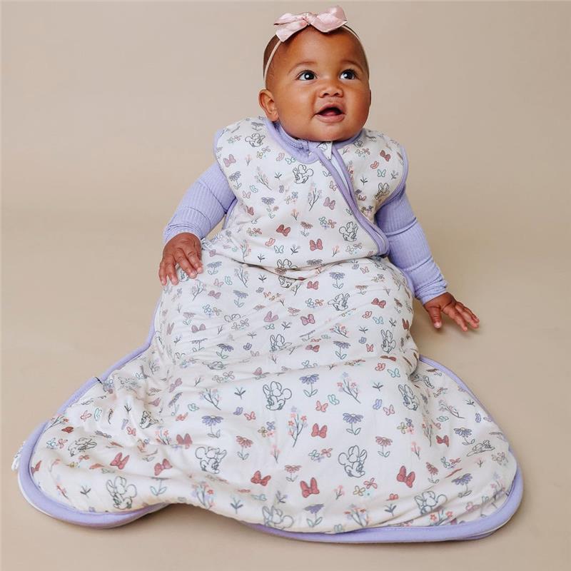 Copper Pearl - Premium 3-Layer Knit Sleep Bag 1.0 TOG Minnie Mouse's Bowquet Image 4