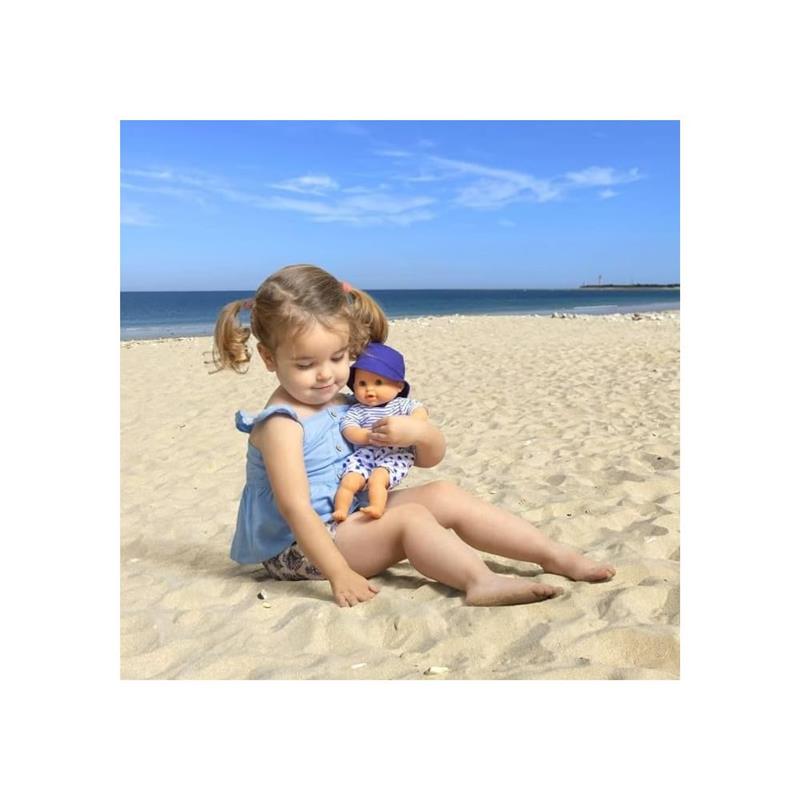 Corolle Dolls Bebe Bath Marin Baby Doll 12 Soft-Body with Rubber Whale Toy Image 6