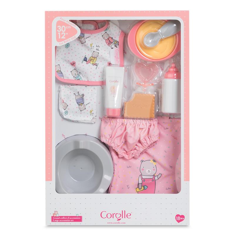 Corolle Dolls Pink Large Accessories Set 12 Image 5