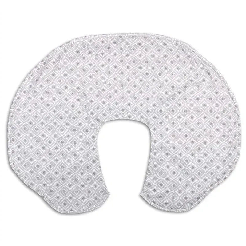 Cover for The Peanut Shell Extra-Large Nursing Pillow, Celeste Grey Image 1