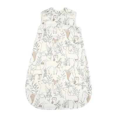 Crane Baby Ezra Woodland Animals Cotton Wearable Blanket 0-9Mo Image 1