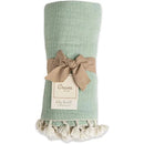 Crane - Baby Muslin Swaddle Blanket, Evergreen Image 3