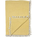 Crane - Baby Muslin Swaddle Blanket, Ochre Image 1