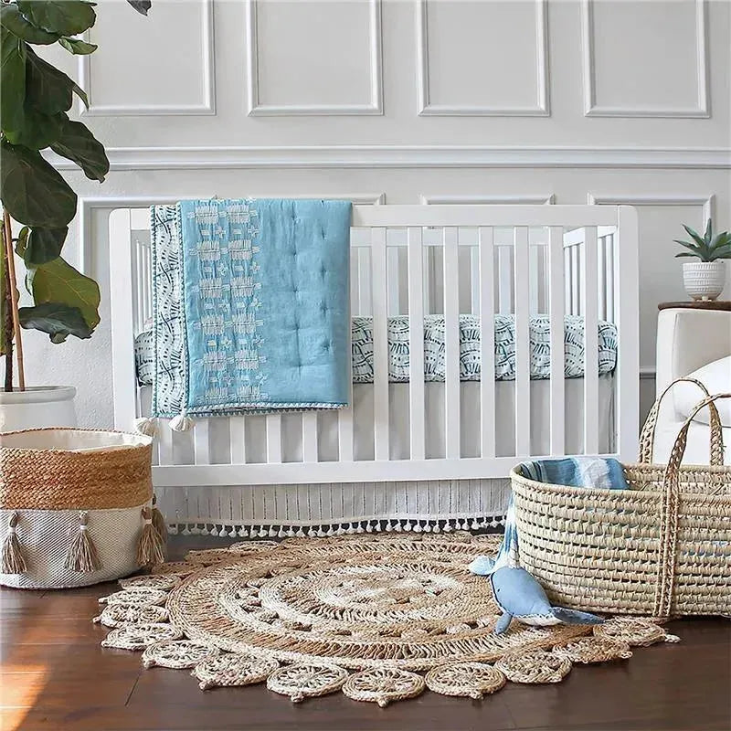 Crane - Baby Wrap Around Bed Skirt for Crib Image 2