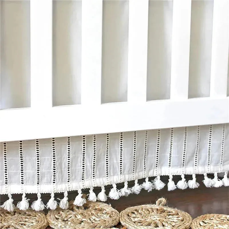 Crane - Baby Wrap Around Bed Skirt for Crib Image 3