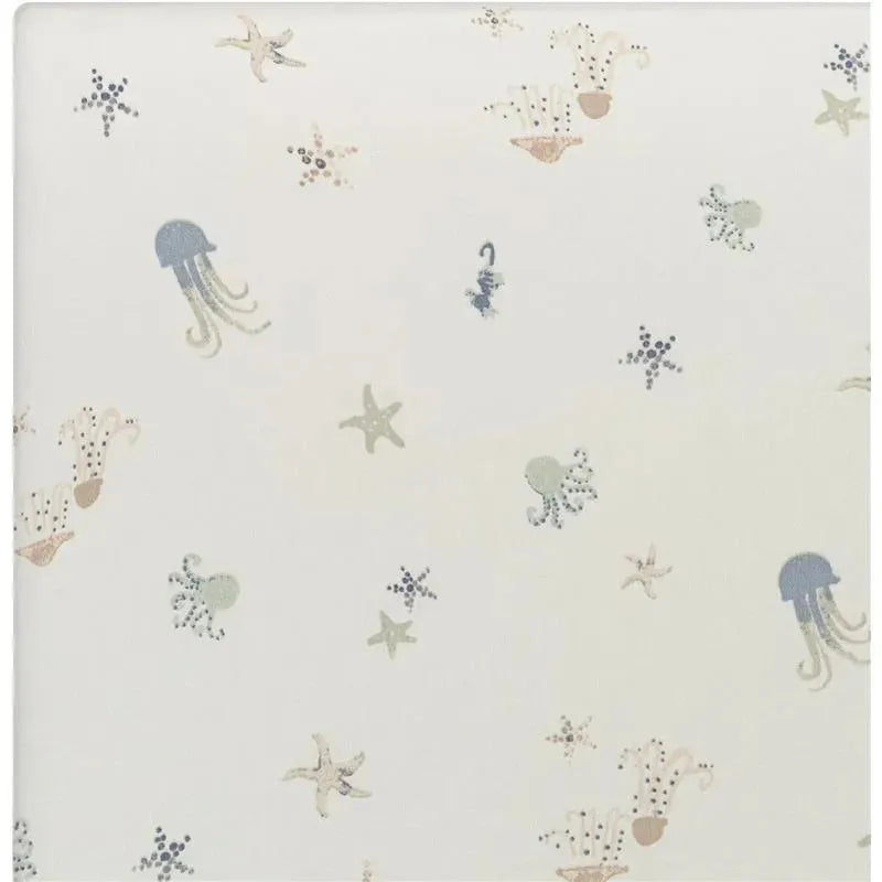 Crane Bedding - Cove Fitted Crib Sheet, Sea Life Image 5