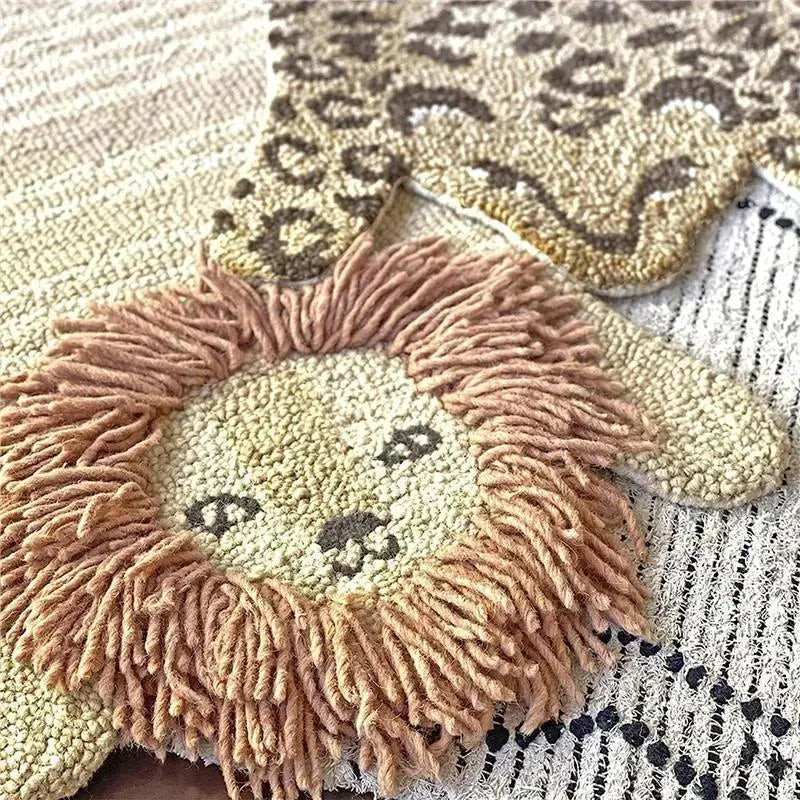Crane - Wool Floor Rug, Lion Image 3