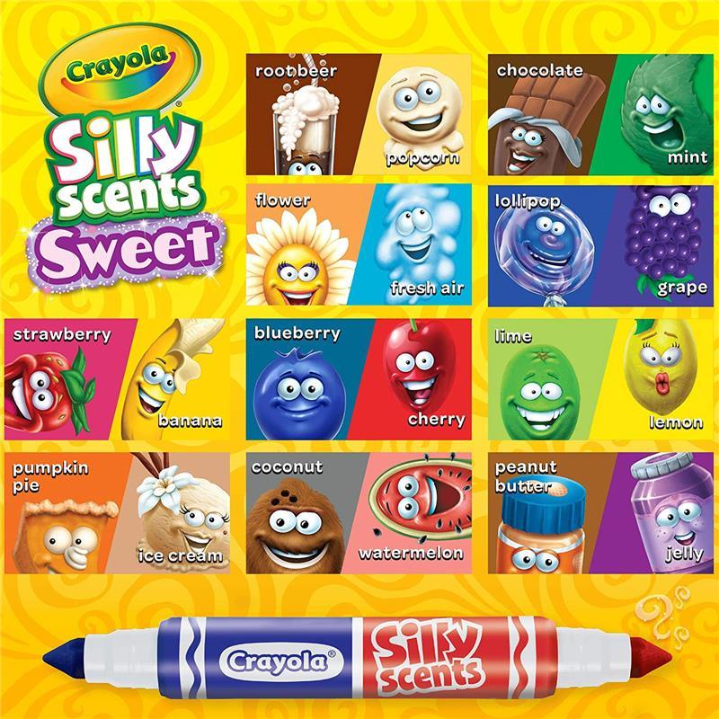 Crayola - 10 Ct Silly Scents Sweet Dual-Ended Markers Image 3