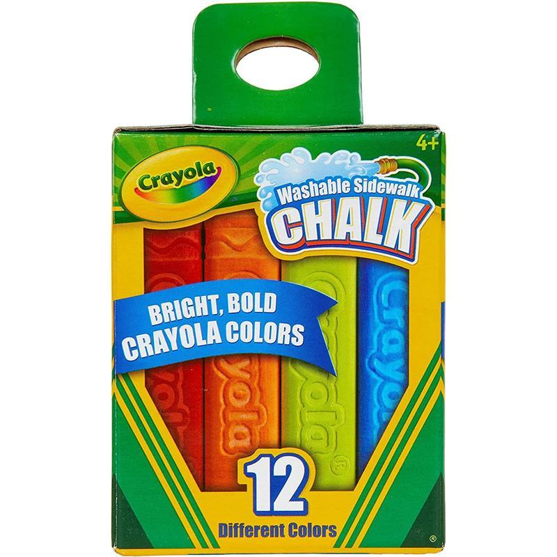 Crayola - 12 Ct Washable Sidewalk Chalk Image 1