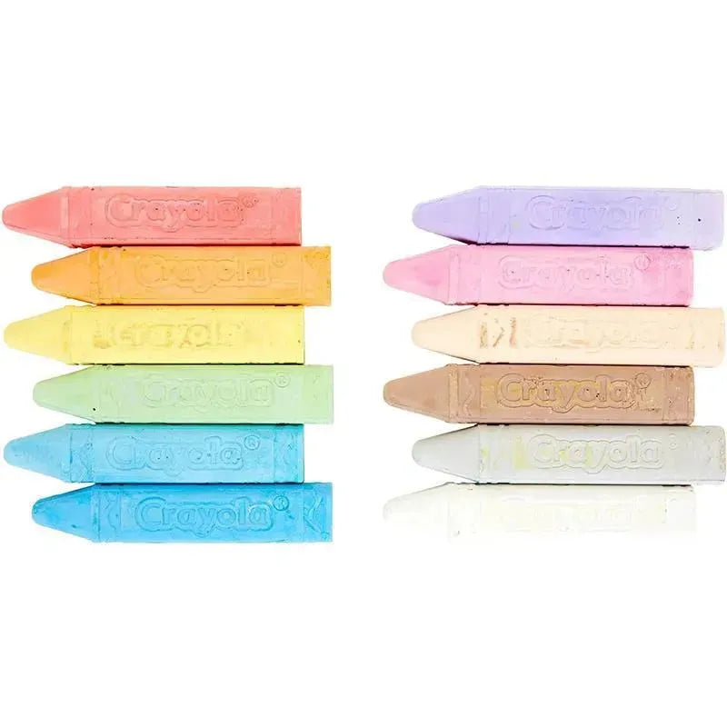 Crayola - 12 Ct Washable Sidewalk Chalk Image 3