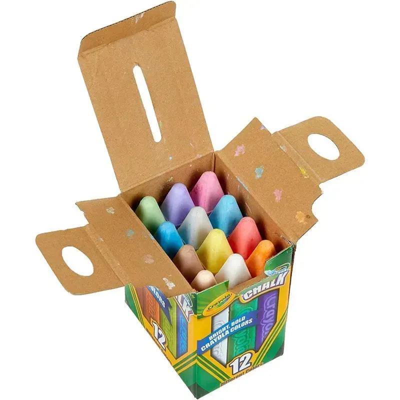 Crayola - 12 Ct Washable Sidewalk Chalk Image 7