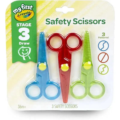 Crayola - My First Safety Scissors, Toddler Art Supplies, 3ct Image 1