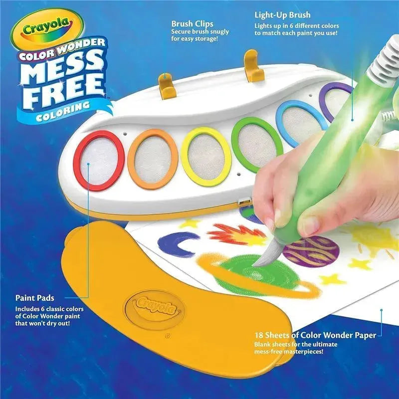Crayola - Color Wonder Magic Light Brush, Mess Free Painting Image 7