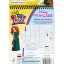 Crayola Disney Princess Color & Erase Reusable Activity Pad featuring illustrated activities and a character resembling Merida.