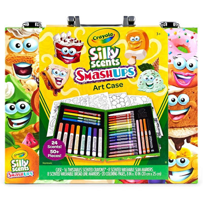 Crayola - Silly Scents Mini Inspiration Art Case, Scented Crayons & Markers Set Image 1