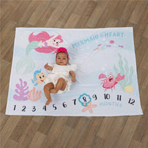 Crown Crafts - Disney The Little Mermaid Ariel Milestone Blanket Image 3