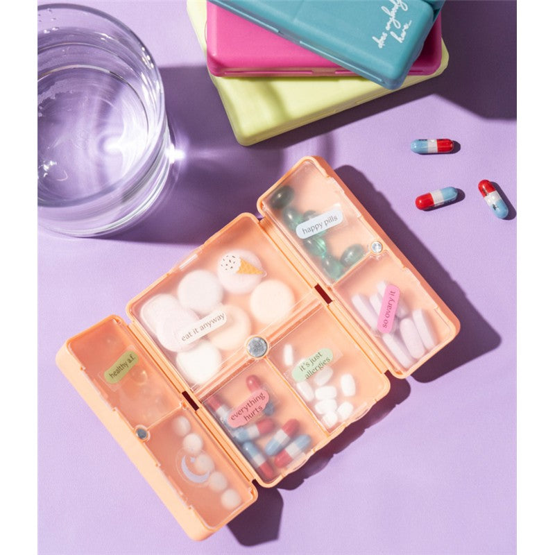 Crush Everything's Fine Pill & Vitamin Case - 1 PIECE ASSORTED COLORS Image 2