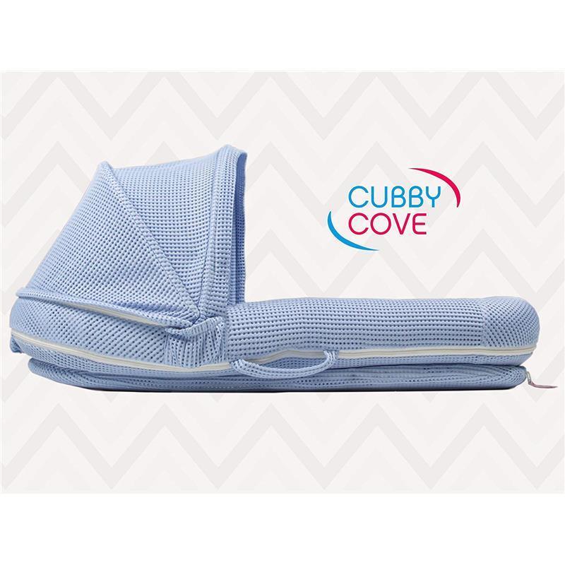 Cubby Cove Baby Lounger, Baby Blue Image 2