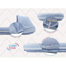 Cubby Cove Baby Lounger, Baby Blue Image 5