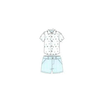 Cudlie - 2Pk Baby Boy Sail Way Short & Top Set Image 1