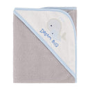 Cudlie - Buttons & Stitches Baby Boy 3Pk Rolled/Carded Hooded Towels, Dream Big Whale Image 3