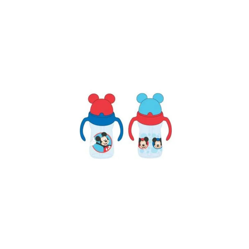 Cudlie Disney Mickey Mouse Straw Sipper Cup With Handles 2 Pk - Blue Image 1