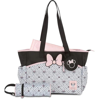 Cudlie - Minnie Disney Tote Diaper Bag & Changing Pad Image 1