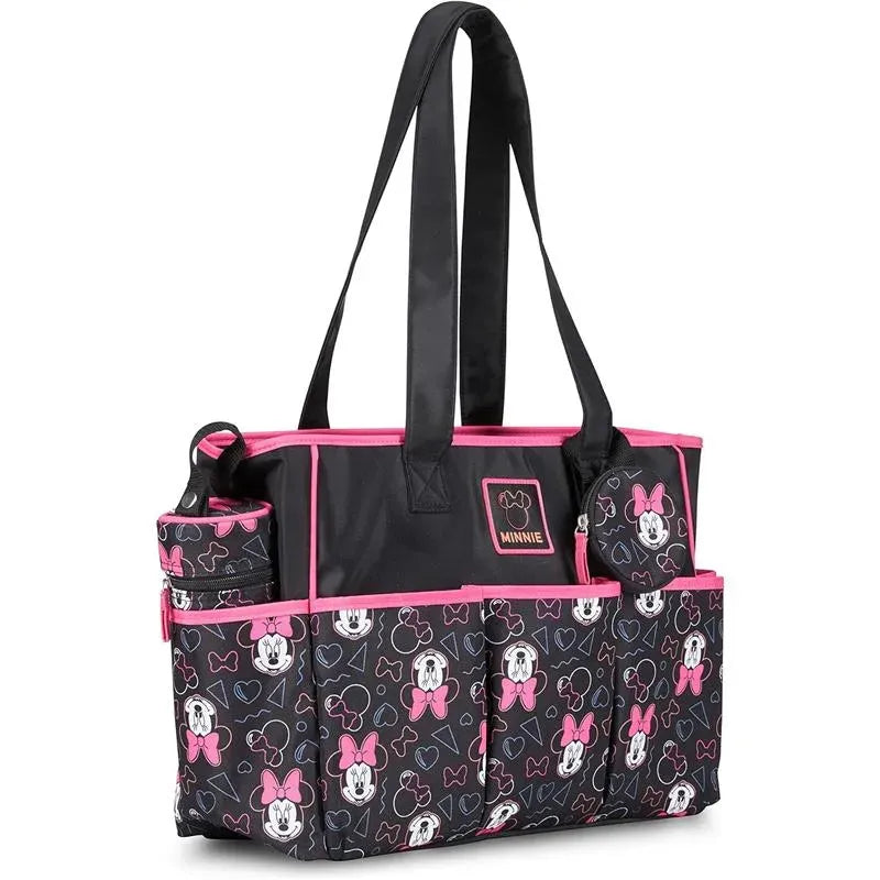 Cudlie - Minnie Multi Pc Set Toss Print Diaper Bag Image 5