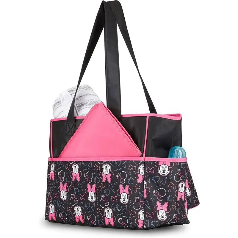 Cudlie - Minnie Multi Pc Set Toss Print Diaper Bag Image 8