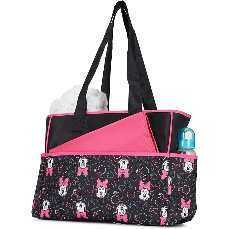 Cudlie - Minnie Multi Pc Set Toss Print Diaper Bag Image 3