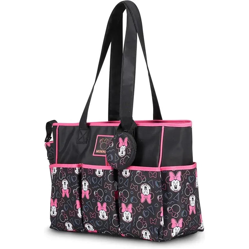 Cudlie - Minnie Multi Pc Set Toss Print Diaper Bag Image 4
