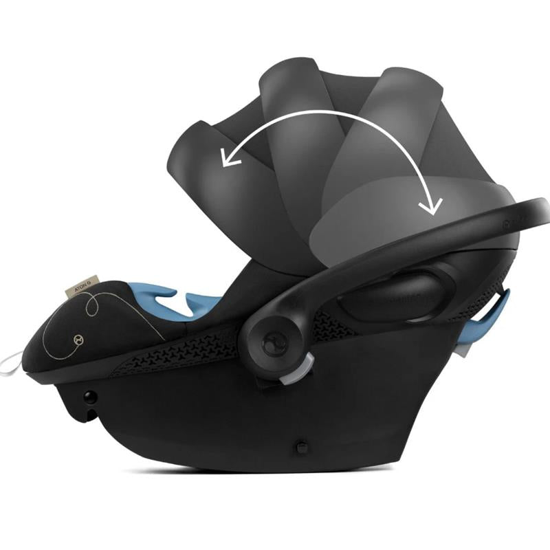 Cybex - Aton G Swivel Infant Car Seat with 180-Degree Rotate, Lava Grey Image 3