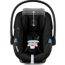 Cybex - Aton G Swivel Infant Car Seat with 180-Degree Rotate, Moon Black Image 3