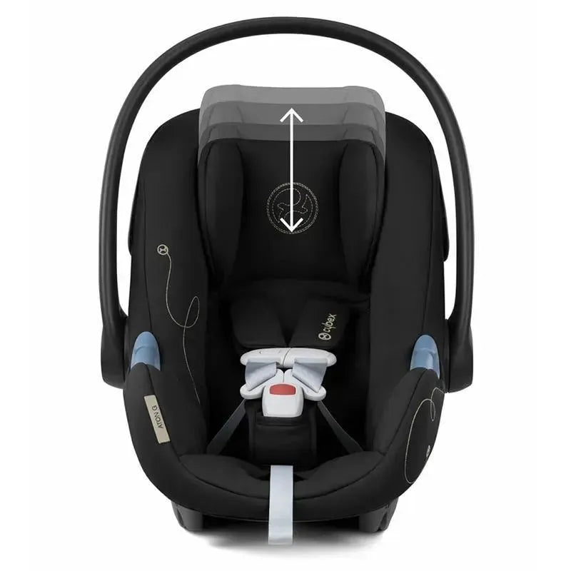 Cybex - Aton G Swivel SensorSafe Infant Car Seat, Moon Black Image 4