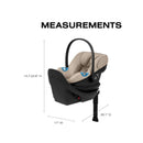 Cybex Aton G2 Infant Car Seat With Load Leg Base, Almond Beige Image 2