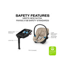 Cybex - Aton G2 Infant Car Seat With Load Leg Base, Almond Beige Image 5