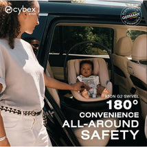 Cybex - Aton G2 Swivel Infant Car Seat With Load Leg Base, Moon Black Image 2