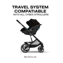 Cybex - Aton G2 Swivel Infant Car Seat With Load Leg Base, Moon Black Image 8