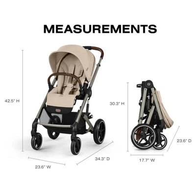 Cybex - Balios S Lux Stroller, Almond Beige Image 2