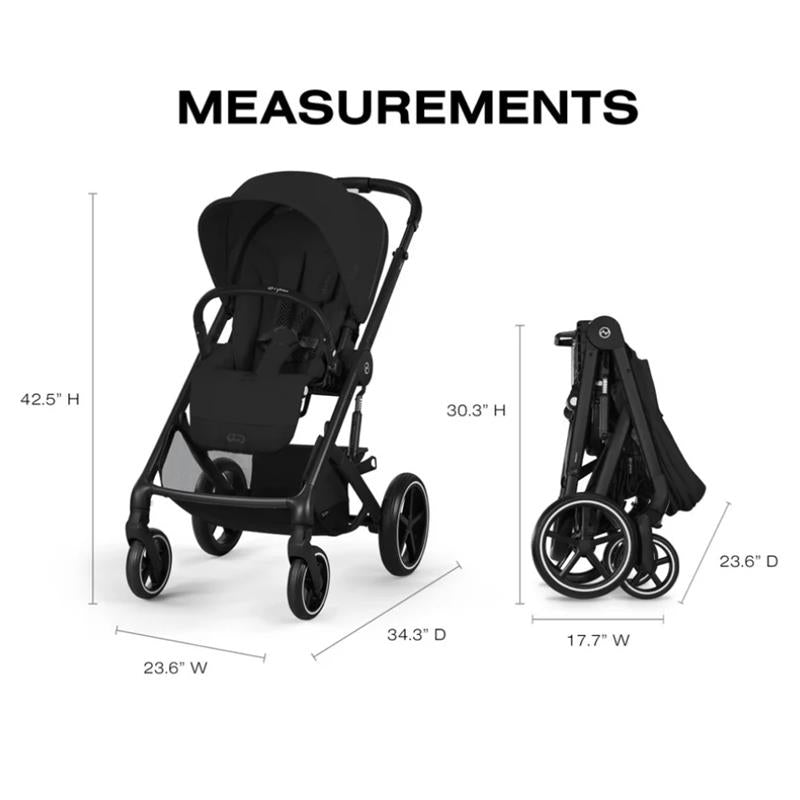 Cybex - Balios S Lux Stroller, Moon Black Image 3