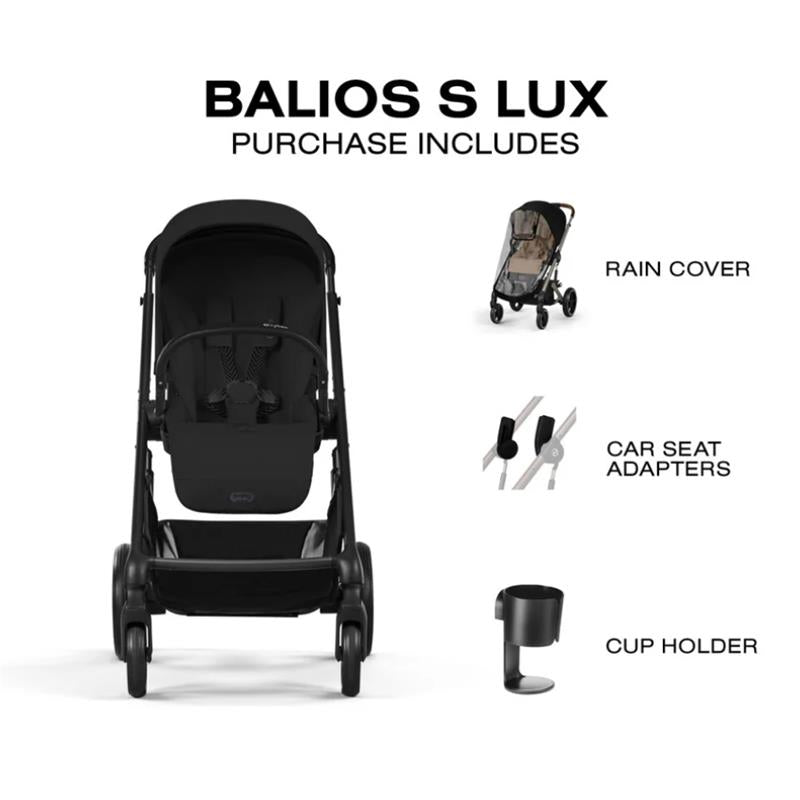 Cybex - Balios S Lux Stroller, Moon Black Image 4