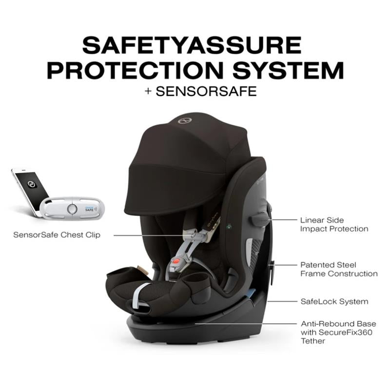 Cybex Callisto G 360 Rotating All-In-One Convertible Car Seat, Chocolate Brown Image 7