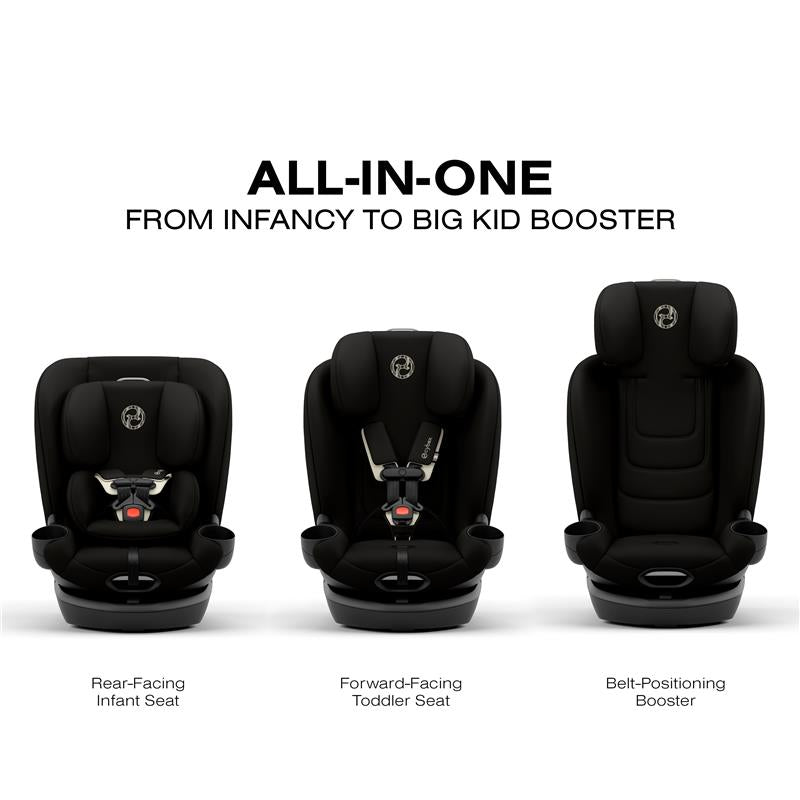 Cybex - Callisto G 360 Select Rotating All-In-One Convertible Car Seat, Black Image 6