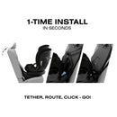 Cybex Callisto G 360 Select Rotating All-In-One Convertible Car Seat + Canopy Bundle, Black Image 6