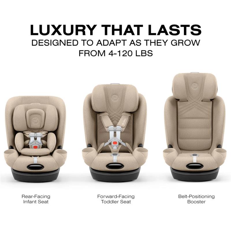 Cybex Callisto T 360 Rotating All-In-One Convertible Car Seat, City Grey Image 7