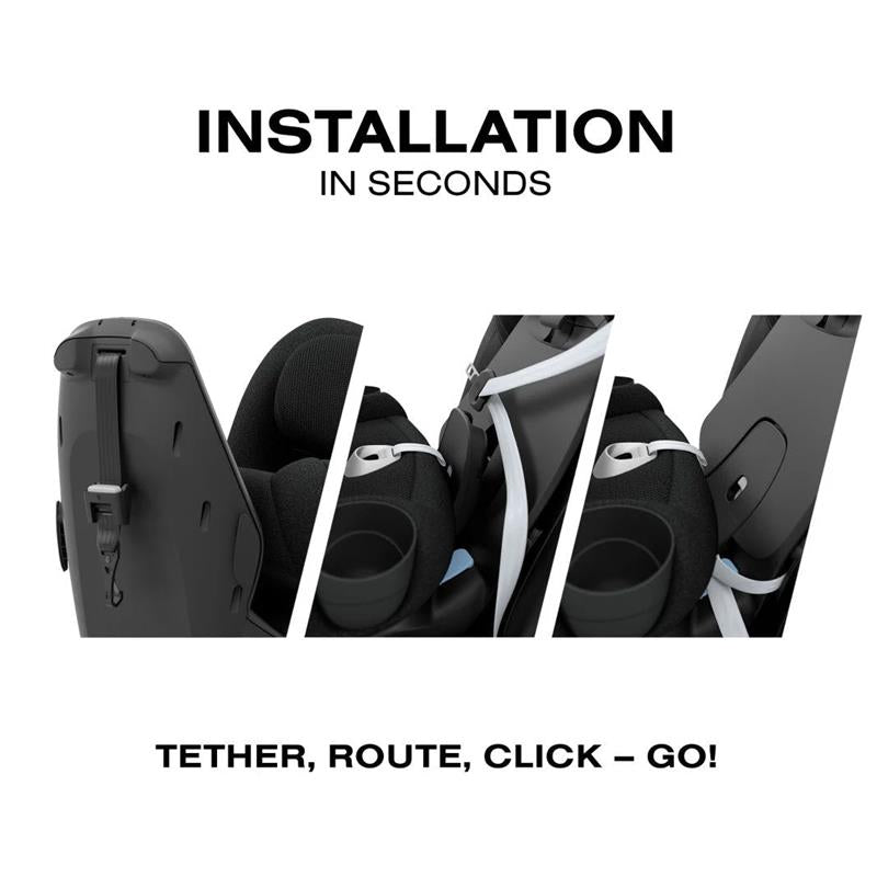 Cybex Callisto T 360 Rotating All-In-One Convertible Car Seat, Sepia Black Image 6