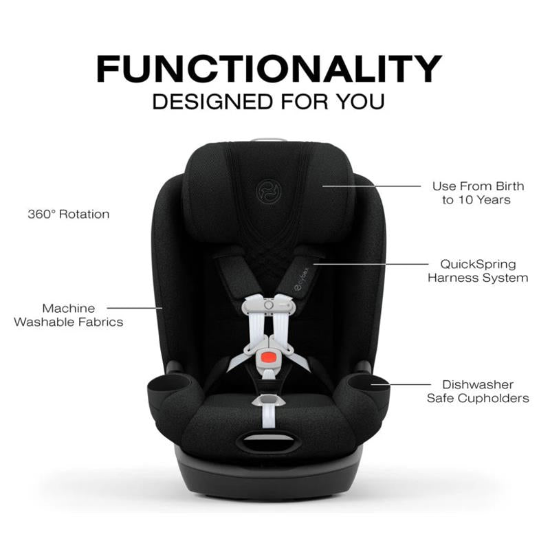 Cybex Callisto T 360 Rotating All-In-One Convertible Car Seat, Sepia Black Image 7